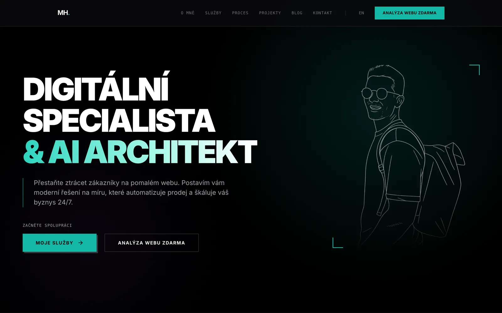 Náhled projektu Matyáš Herman — Osobní Portfolio