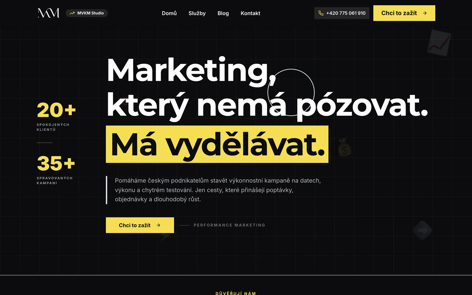 Náhled projektu MVKM — Redesign — Marketingová Agentura